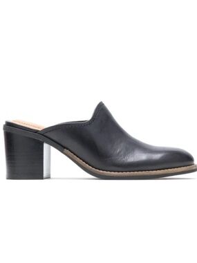 NEW Hush Puppies Hannah Leather Mule Bounce Technology Black size 9.5 wide